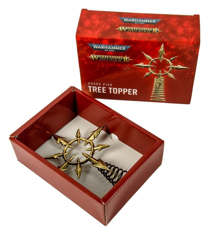 Warhammer 40,000 Tree Topper Chaos Star 22 cm