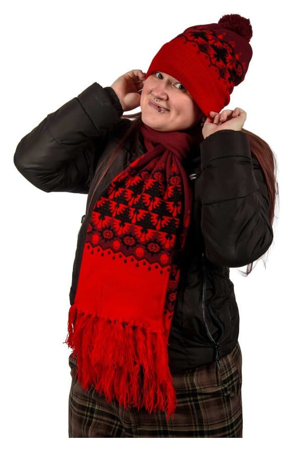 Warhammer 40,000 Knitted Hat & Scarf Set Blood Angels 27 cm