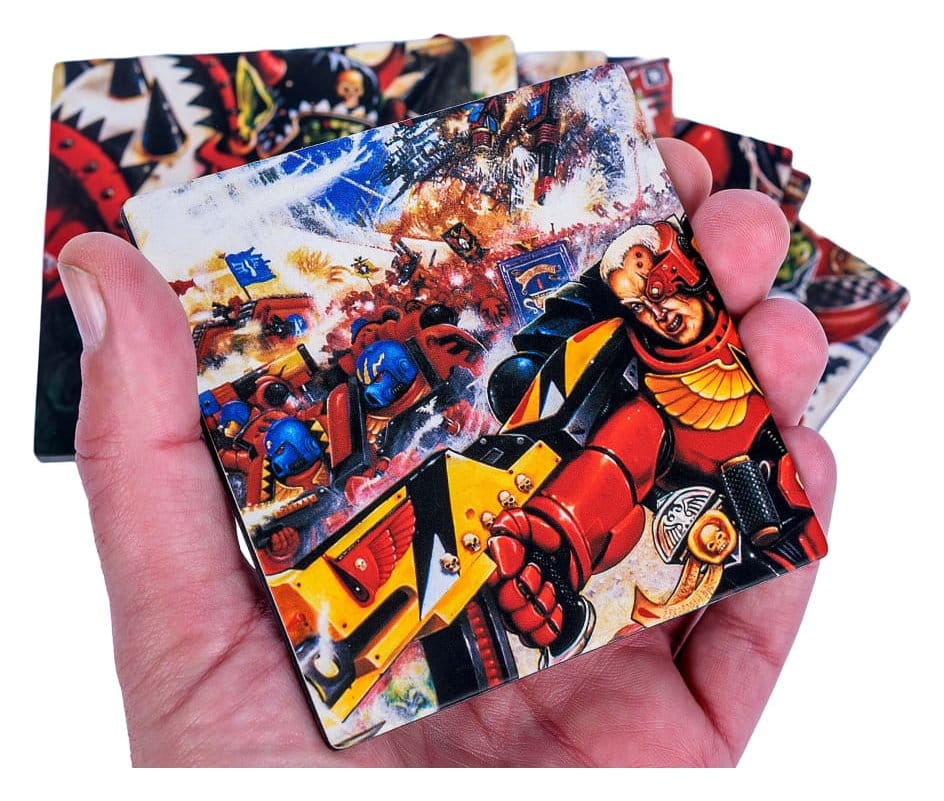 Warhammer 40,000 Coaster Set Blood Angels Armageddon 15 cm