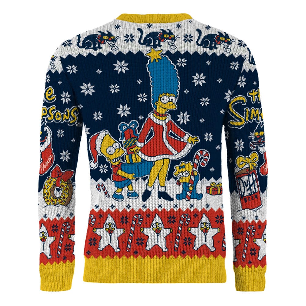 Simpsons Christmas Sweater D'oh Ho Ho! Size L