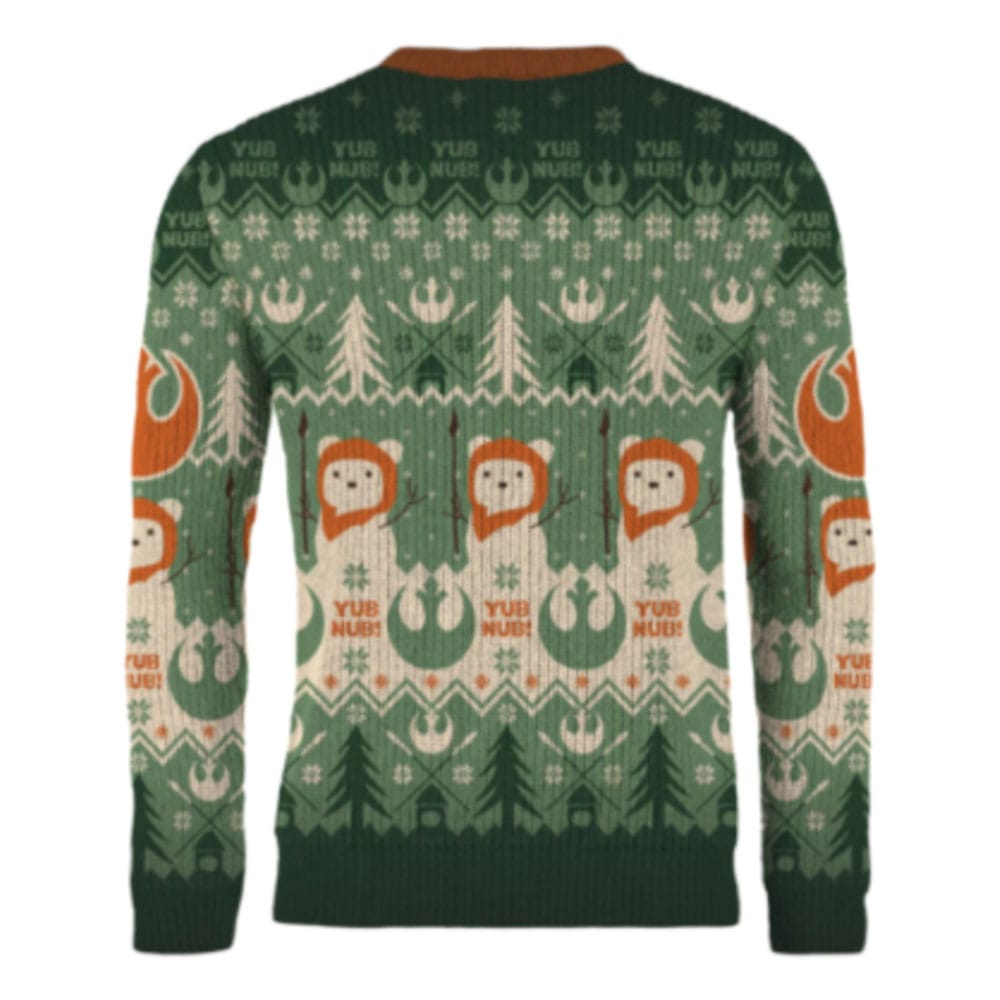 Star Wars Christmas Sweater Ewok'n around the Christmas Tree  Size S