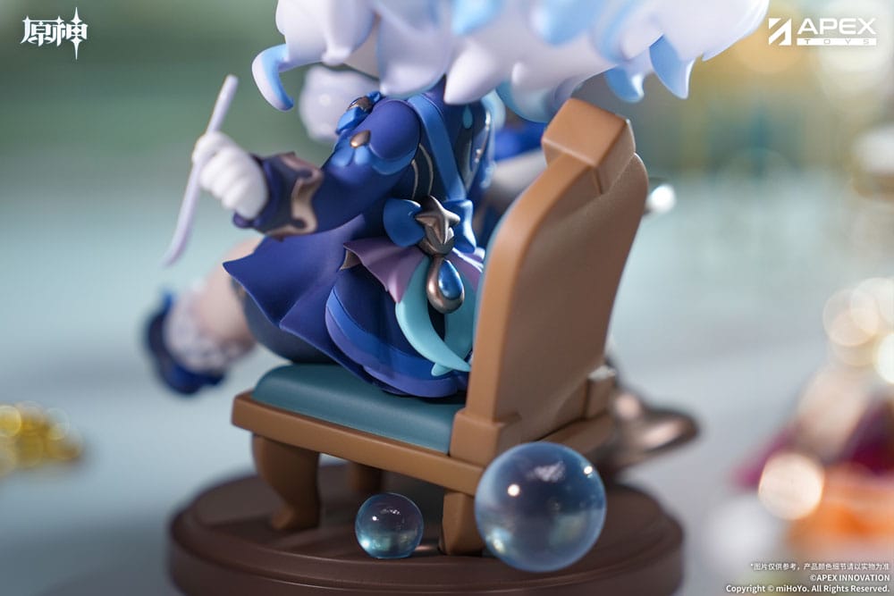 Genshin Impact PVC Statue Furina Amai Gogo no Sanbika Chibi Chara Ver. 13 cm