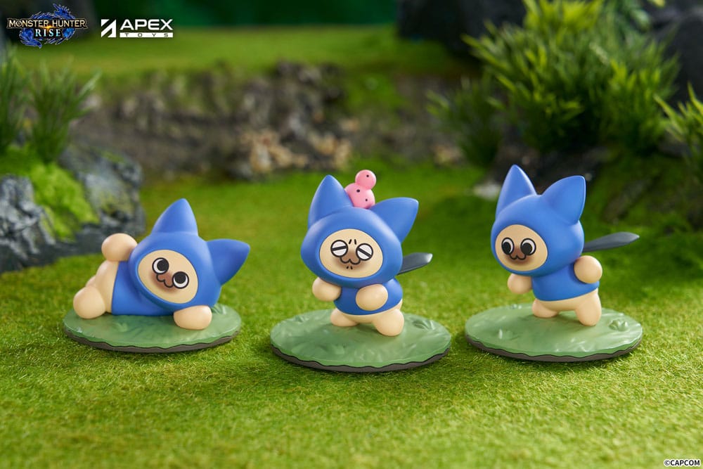 Monster Hunter Rise Trading Figure 6-Pack Felyne Cat