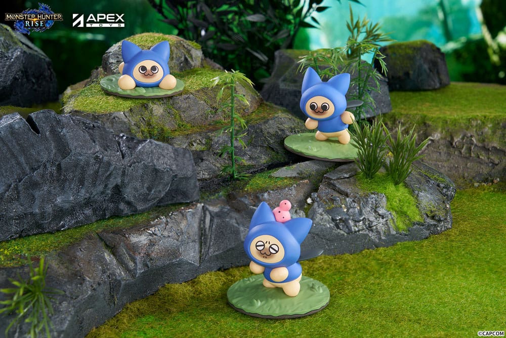Monster Hunter Rise Trading Figure 6-Pack Felyne Cat
