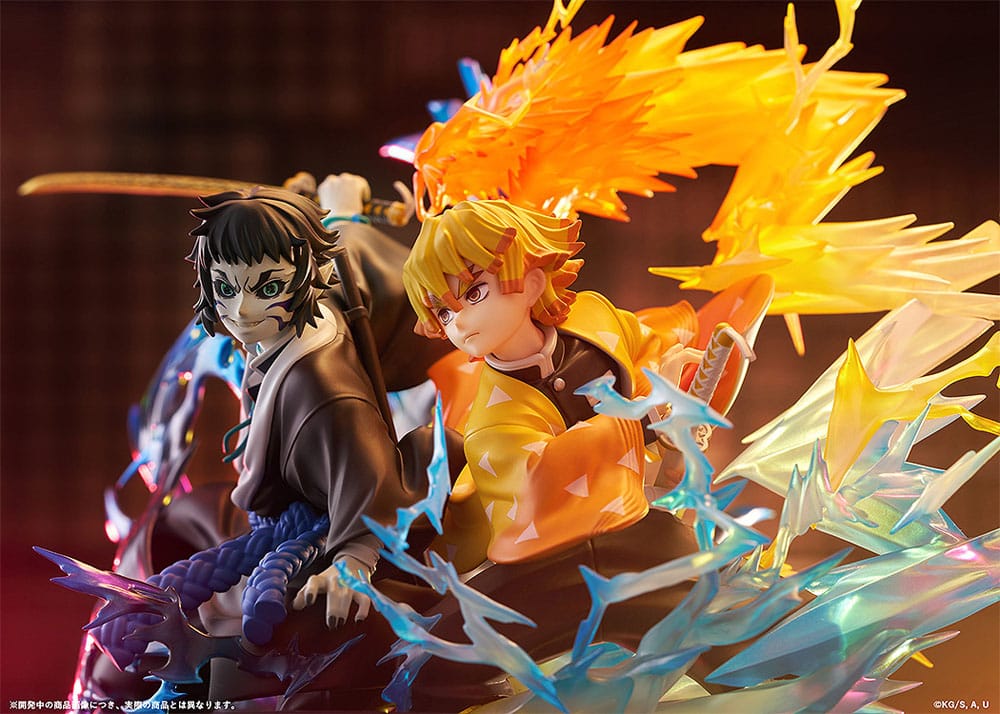 Demon Slayer: Kimetsu no Yaiba PVC Statue Zenitsu Agatsuma & Kaigaku 15 cm