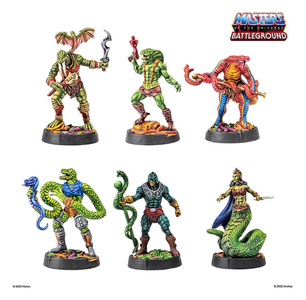 Masters of the Universe: Battleground Miniatures Game Wave 8: Snake Men Faction *German Version*
