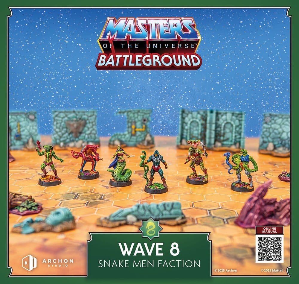 Masters of the Universe: Battleground Miniatures Game Wave 8: Snake Men Faction *Italian Version*