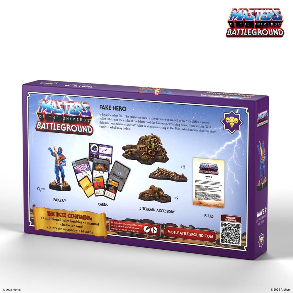 Masters of the Universe: Battleground Miniatures Game Wave 9: Evil Warriors Faction *French Version*