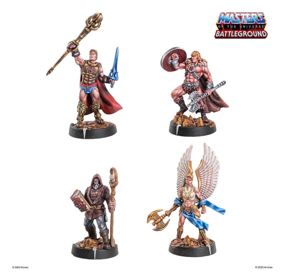 Masters of the Universe: Battleground Miniatures Game Wave 10: Preternian Heroes Faction *Spanish Version*