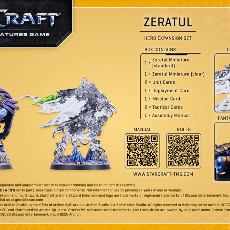 StarCraft TMG Hero Expansion Set Protoss: Zeratul