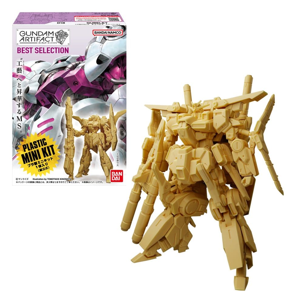 Gundam Artifact Plastic Model Kit Best Selection 6 cm Assortment (6)