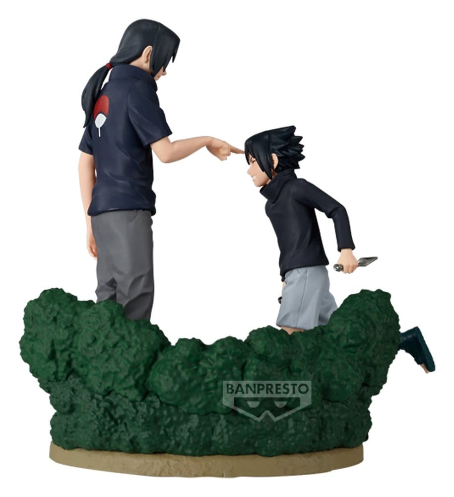 Naruto Shippuden Memorable Saga PVC Figure Sasuke Uchiha & Itachi Uchiha 14 cm