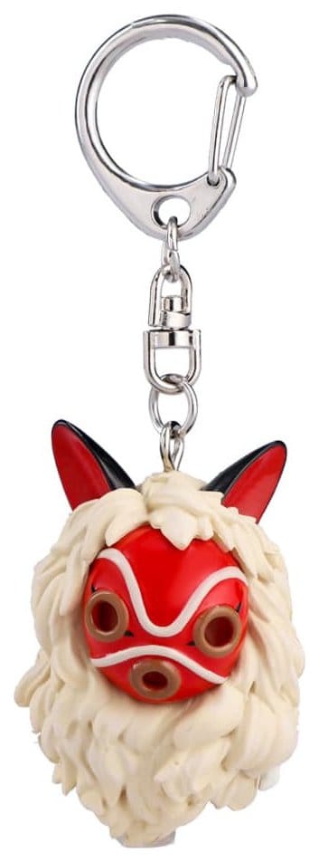 Princess Mononoke 3D Keychain San’s Mask and Kodama