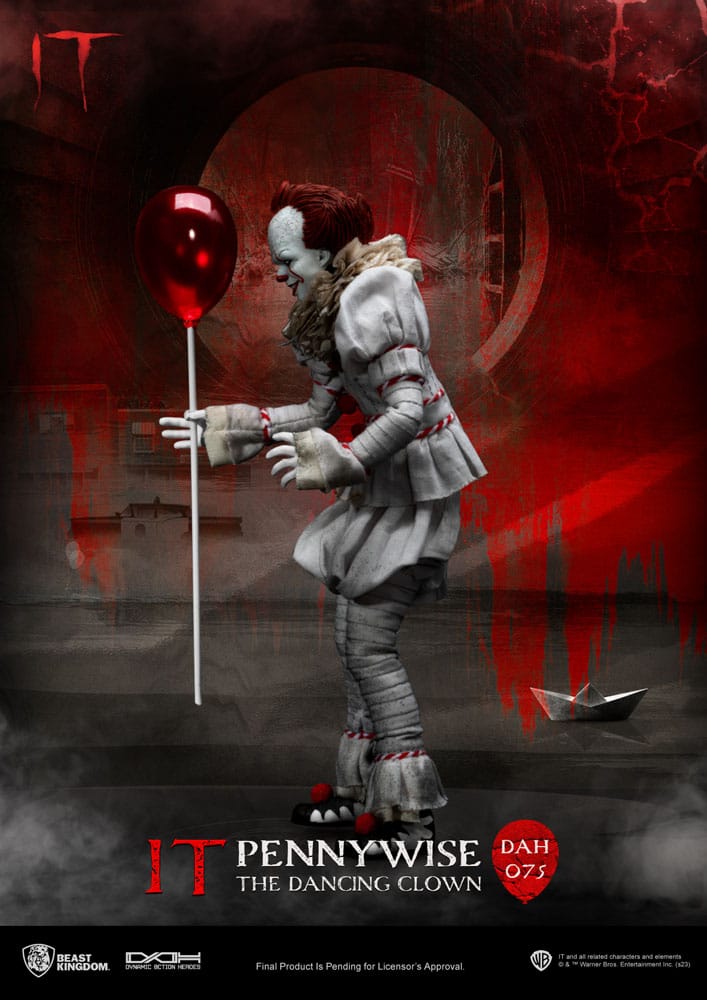 Stephen King's It Dynamic 8ction Heroes Action Figure 1/9 Pennywise 21 cm