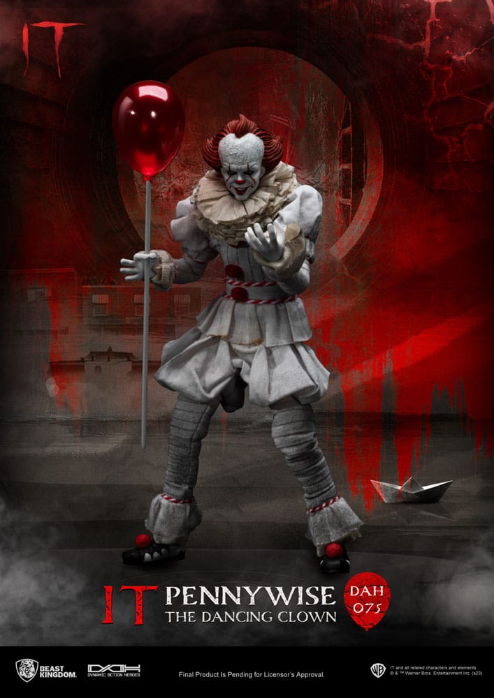 Stephen King's It Dynamic 8ction Heroes Action Figure 1/9 Pennywise 21 cm