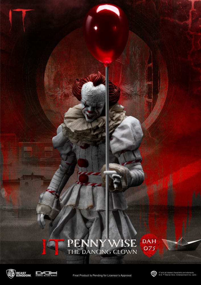Stephen King's It Dynamic 8ction Heroes Action Figure 1/9 Pennywise 21 cm