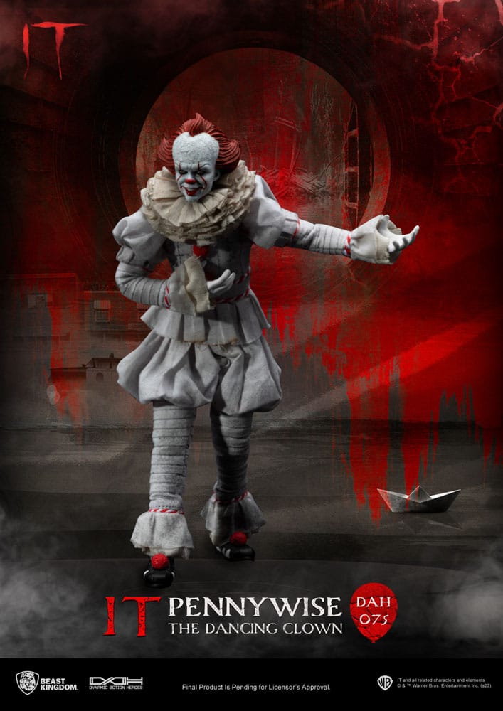 Stephen King's It Dynamic 8ction Heroes Action Figure 1/9 Pennywise 21 cm