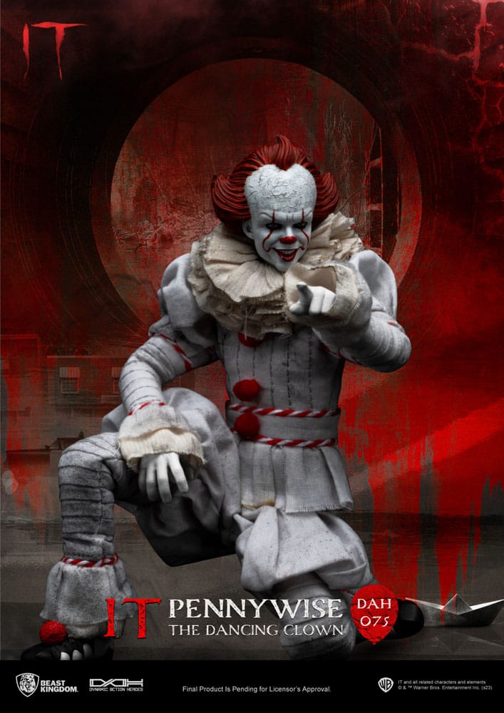 Stephen King's It Dynamic 8ction Heroes Action Figure 1/9 Pennywise 21 cm