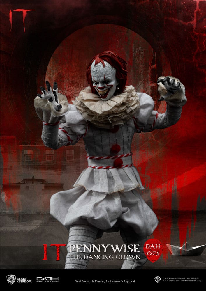 Stephen King's It Dynamic 8ction Heroes Action Figure 1/9 Pennywise 21 cm
