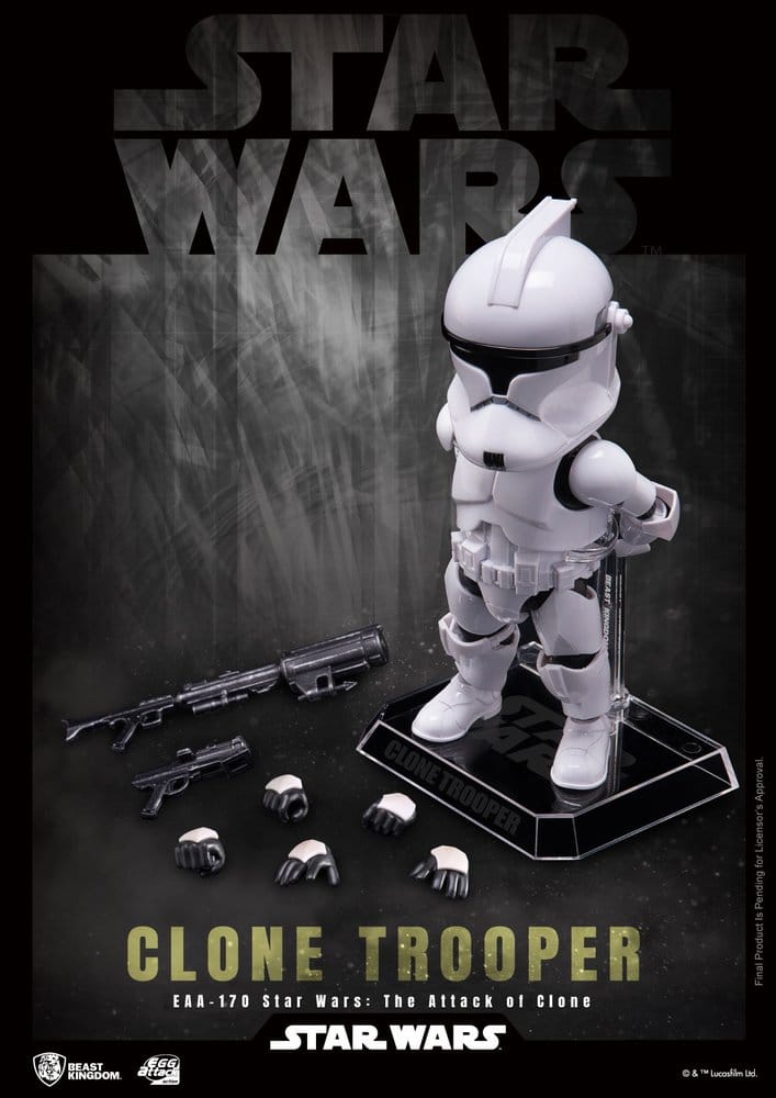 Star Wars Egg Attack Action Figure Clone Trooper 16 cm