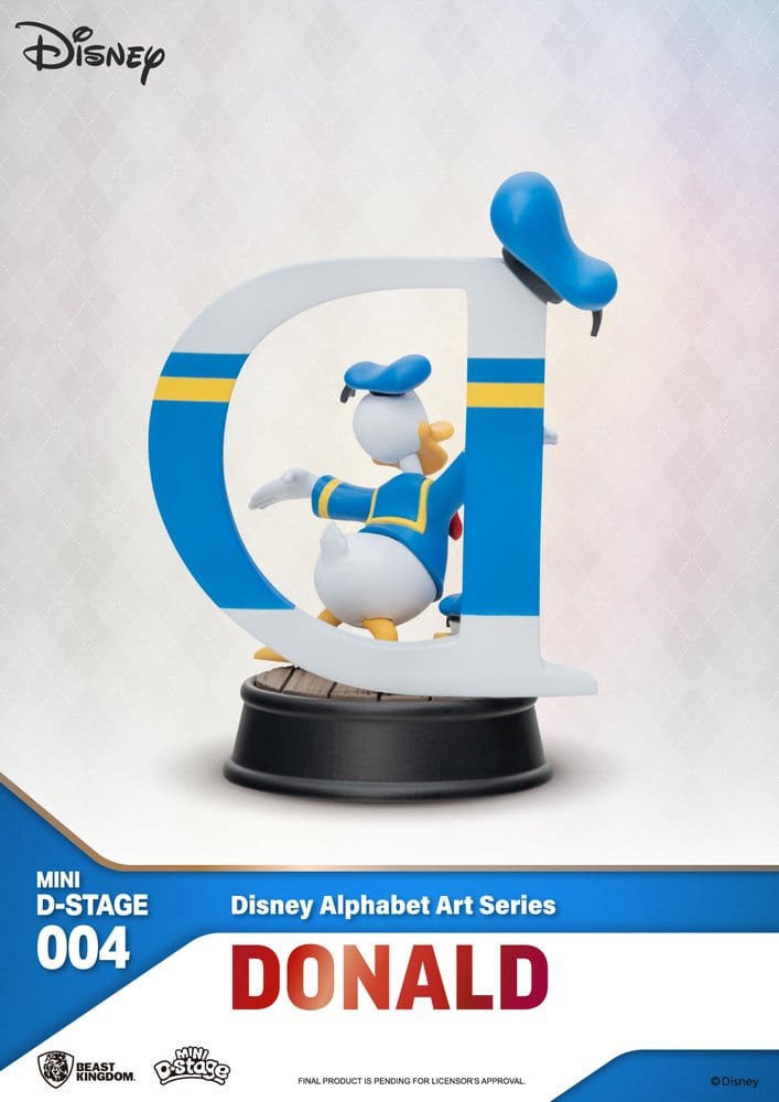Disney Mini Diorama Stage Statues 6-pack 100 Years of Wonder-Disney Alphabet Art 10 cm