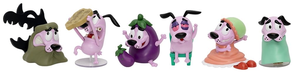 Courage the Cowardly Dog Mini Egg Attack Blind Box Figures Assortment 8 cm (6)
