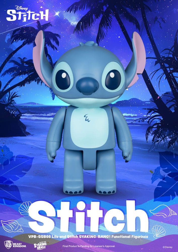 Lilo & Stitch Syaing Bang Vinyl Bank Stitch 30 cm