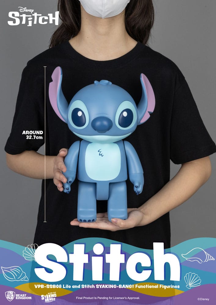 Lilo & Stitch Syaing Bang Vinyl Bank Stitch 30 cm