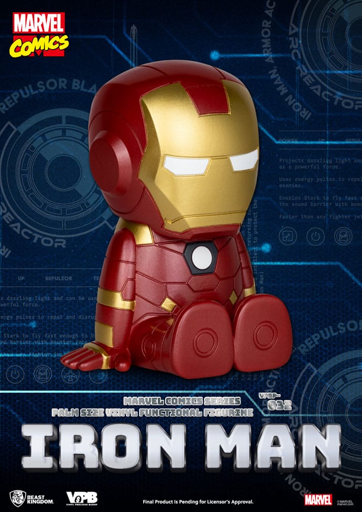Classic Marvel Comics Piggy Vinyl Bank Iron-man 12 cm