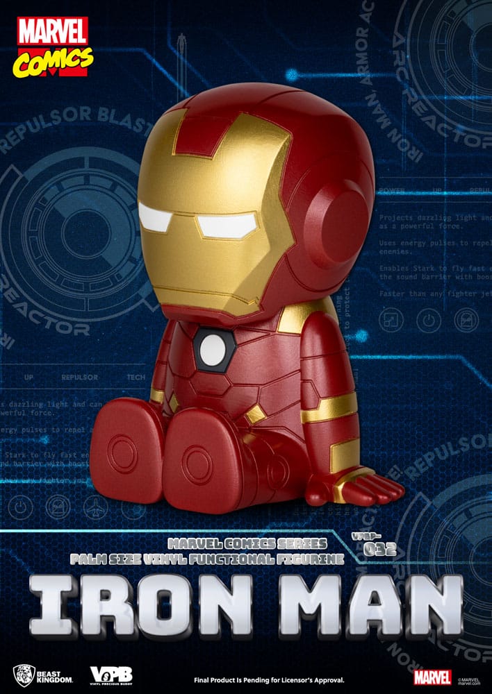 Classic Marvel Comics Piggy Vinyl Bank Iron-man 12 cm