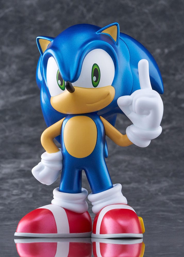 Sonic The Hedgehog Sofbi Vinyl Figure Sonic Metallic Ver. 15 cm