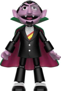 Sesame Street Blokees PreCool Series 2 Plastic Model Kit 08 Count Von Count 13 cm