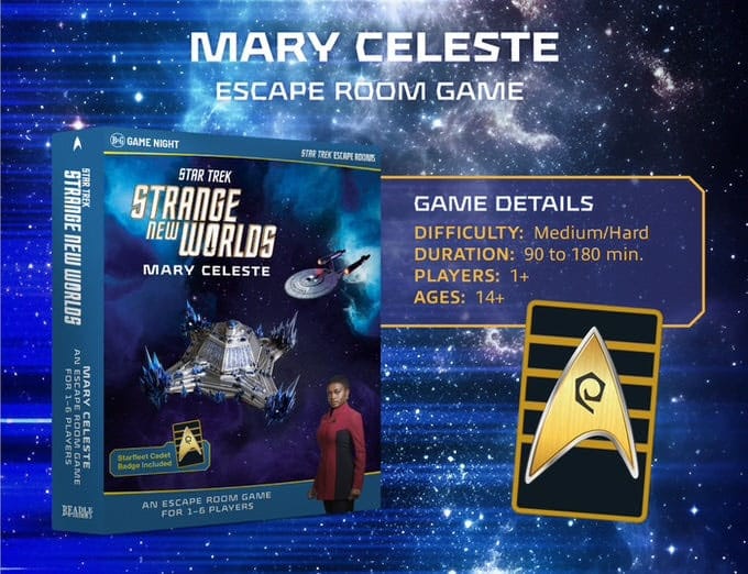 Star Trek: Strange New Worlds Escape Room Game Mary Celeste  *English Version*
