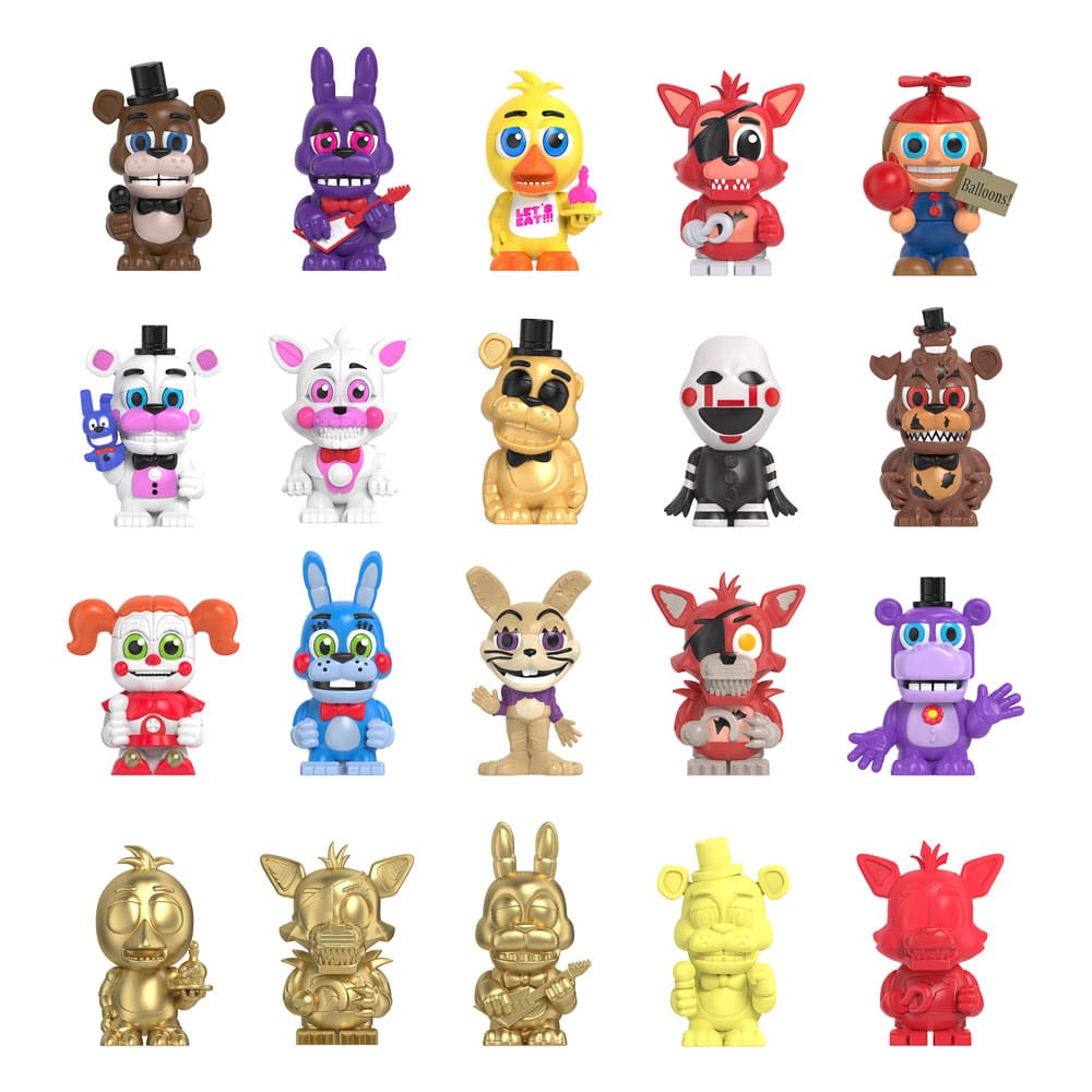 Five Nights at Freddy's: Security Grab N´Go Breach Blind Box Figures 4 cm Display Series 2 Classic Remix (12)