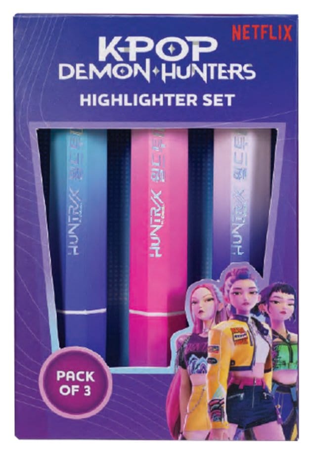 KPop Demon Hunters Highlighters 3-Pack Huntr/x