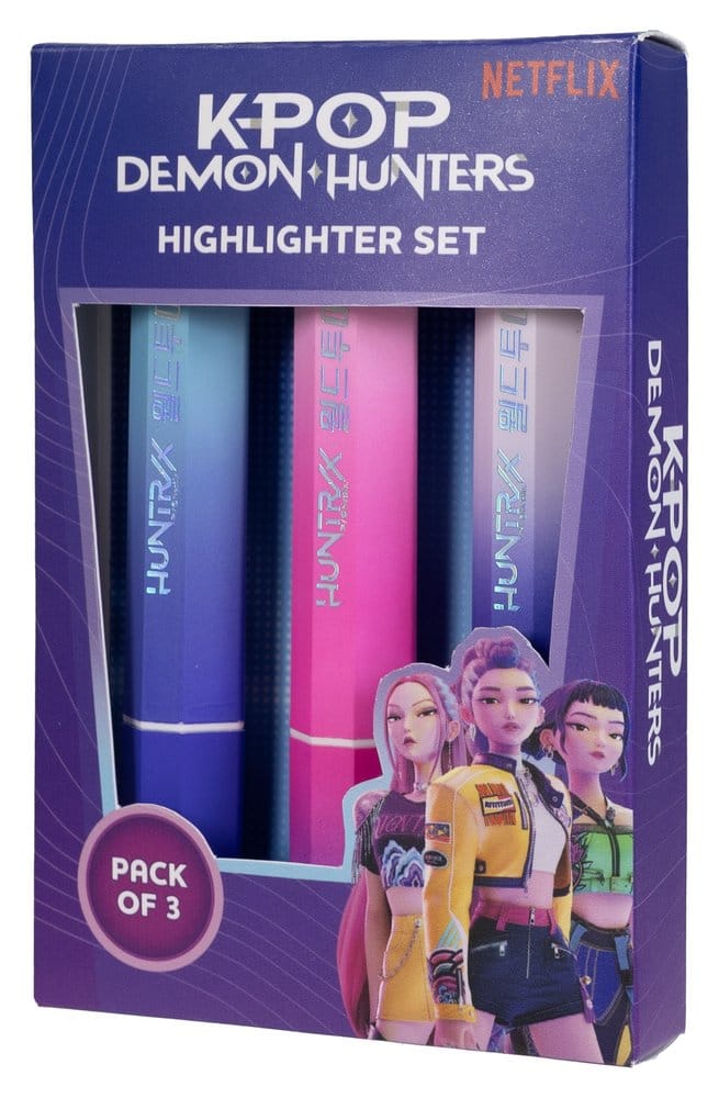 KPop Demon Hunters Highlighters 3-Pack Huntr/x