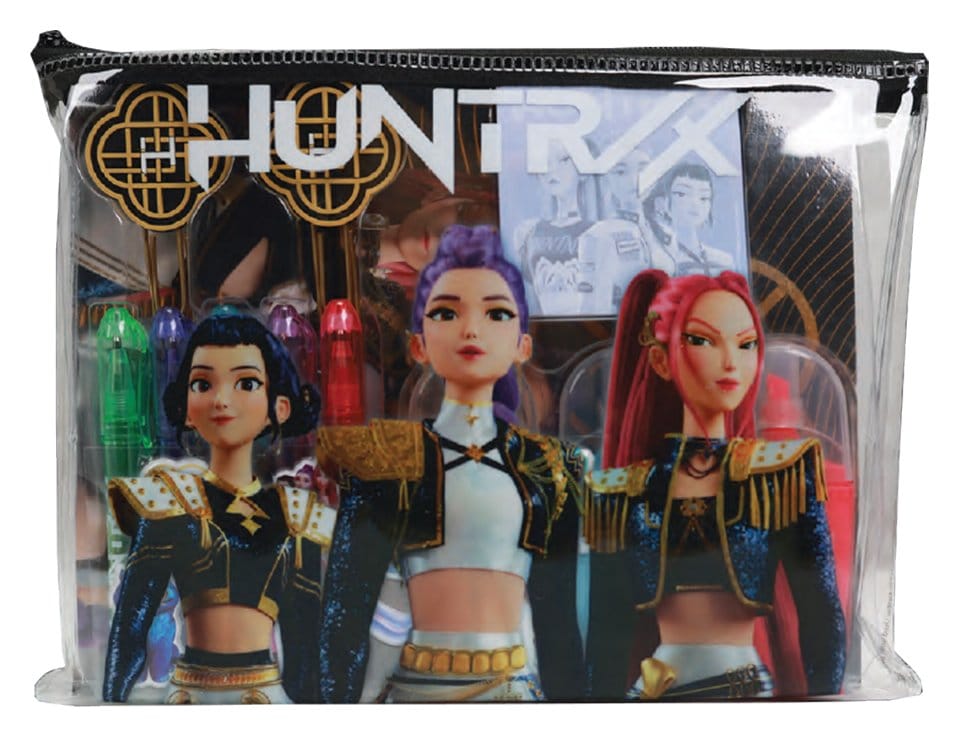 KPop Demon Hunters Stationery Set 10-Pack Golden