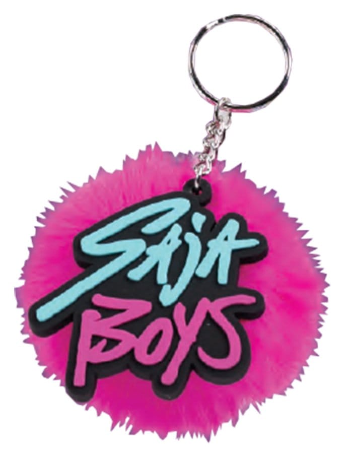 KPop Demon Hunters Pom Pom Keychain Saja Boys