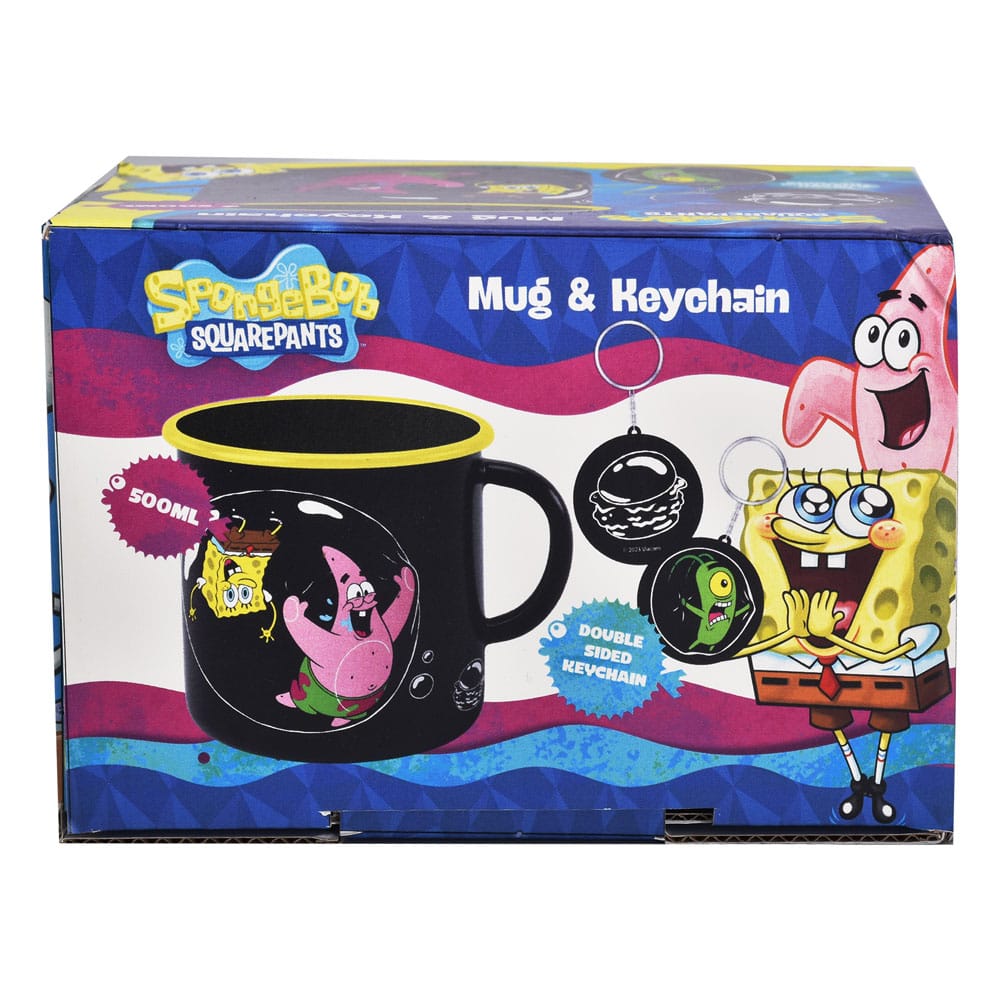 SpongeBob SquarePants Mug and Keychain Set