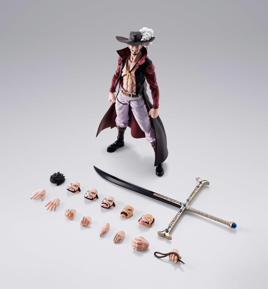 One Piece S.H.Figuarts Action Figure Dracule Mihawk Hawkeye 17 cm