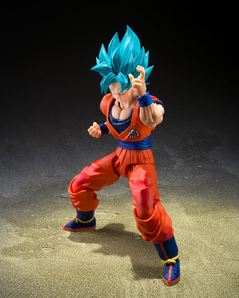 Dragon Ball Super S.H.Figuarts Action Figure Super Saiyan God Super Son Guko (Blue Power Transcending Limits) 15 cm