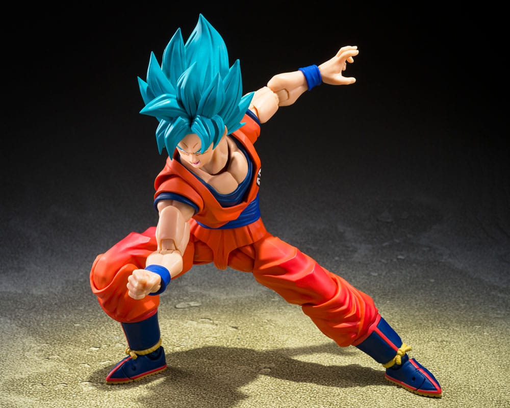 Dragon Ball Super S.H.Figuarts Action Figure Super Saiyan God Super Son Guko (Blue Power Transcending Limits) 15 cm