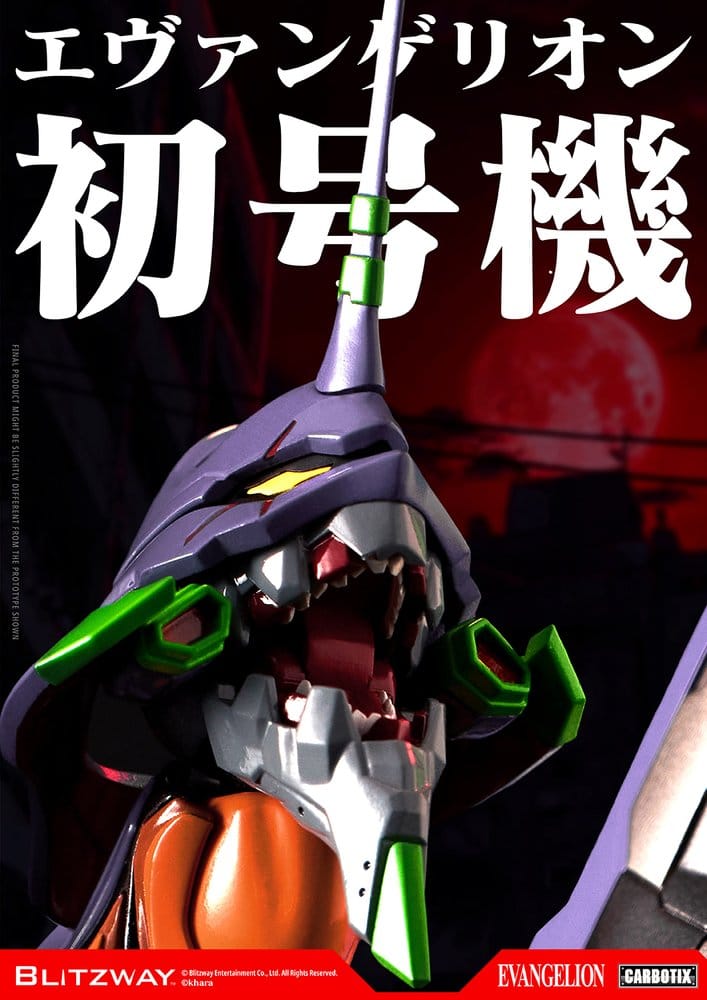 Evangelion Carbotix Action Figure Evangelion Unit-01 Test Type (DX Ver.) 33 cm