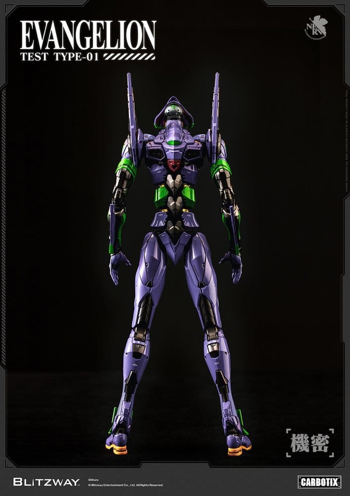 Evangelion Carbotix Action Figure Evangelion Unit-01 Test Type (DX Ver.) 33 cm