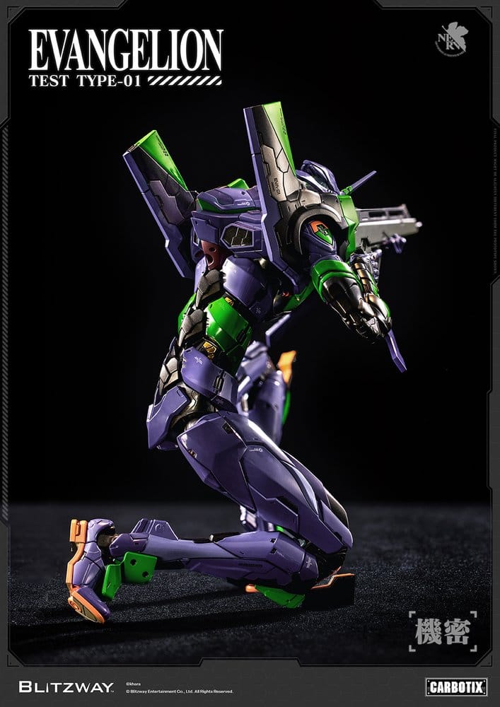Evangelion Carbotix Action Figure Evangelion Unit-01 Test Type (DX Ver.) 33 cm