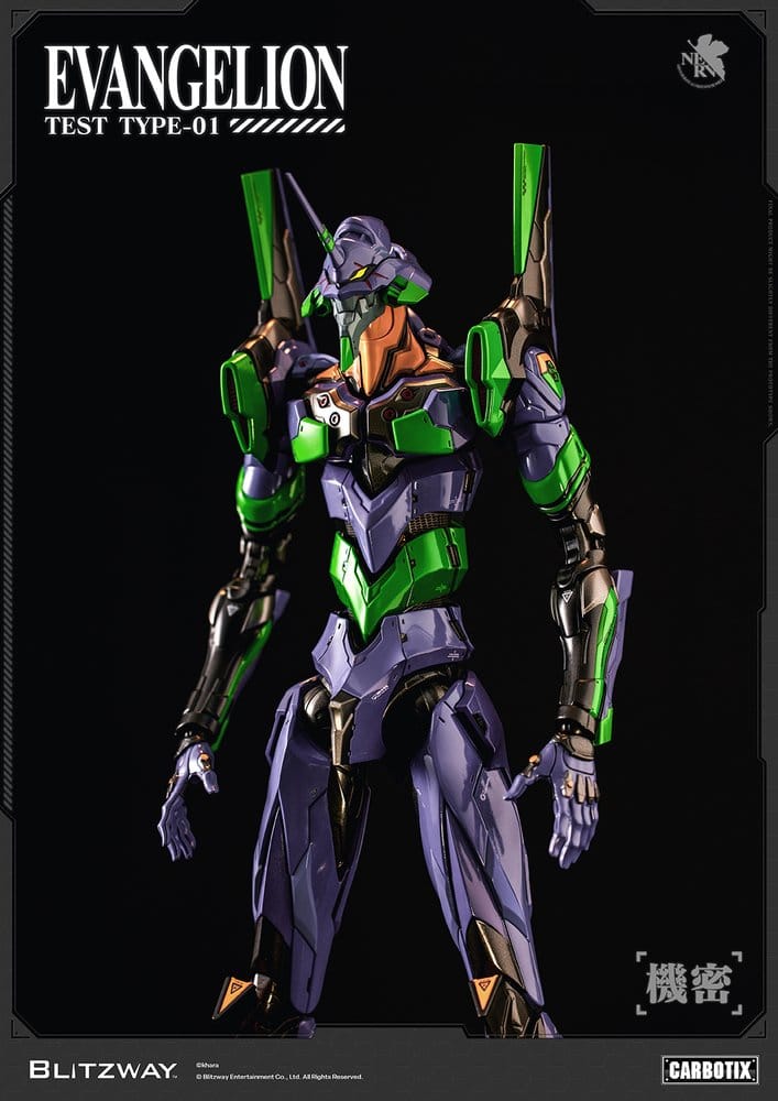 Evangelion Carbotix Action Figure Evangelion Unit-01 Test Type (DX Ver.) 33 cm
