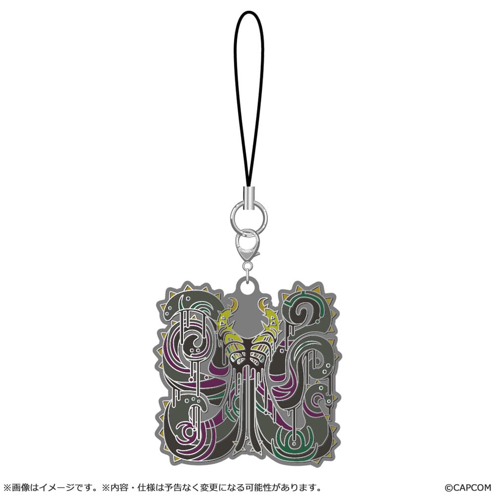 Monster Hunter Wilds Metal Keychain Monster Icon 5 cm Assortment (10)
