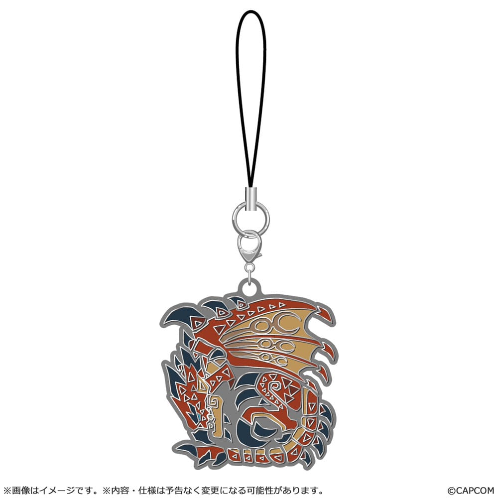 Monster Hunter Wilds Metal Keychain Monster Icon 5 cm Assortment (10)