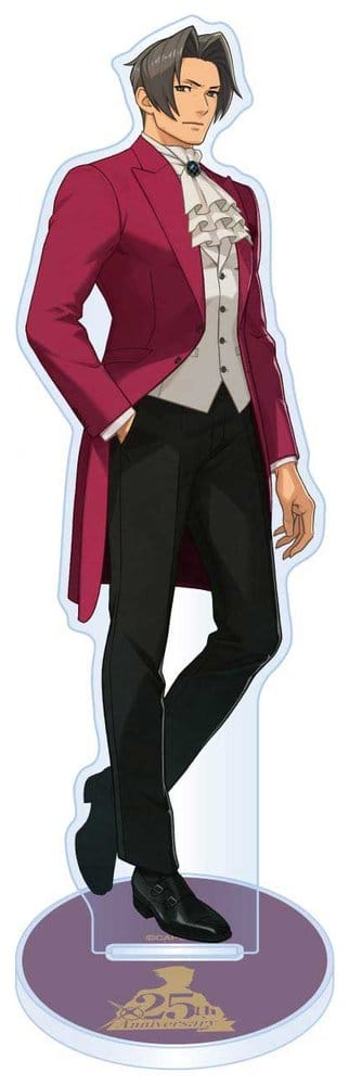 Ace Attorney 25th Anniversary Acrylic Stand Miles Edgeworth Main Visual 13–15 cm