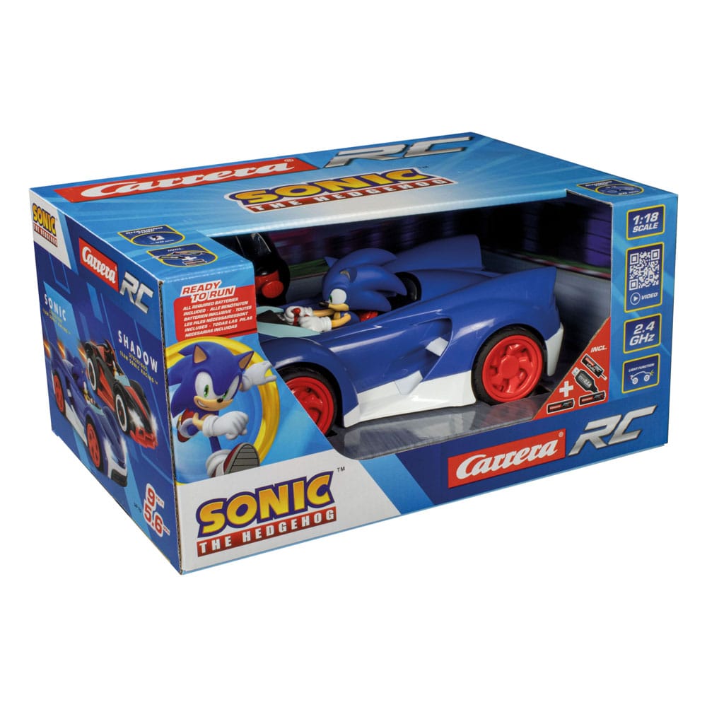 Sonic the Hedgehog Cart RC remote-controlled car 1/18 2.4GHz Sonic